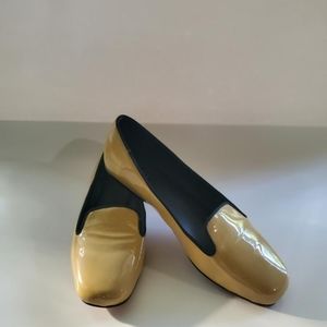 Vaneli Women's Tan Patent Flats